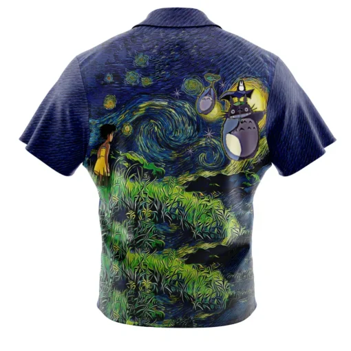 Chemise hawaïenne Totoro Nuit étoilée Studio Ghibli – Image 2