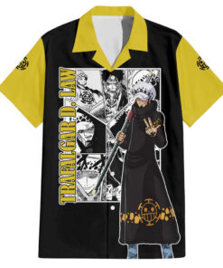 Chemise hawaïenne Trafalgar D. Law One Piece Anime Mix Manga