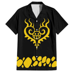 Chemise hawaïenne Trafalgar D. Law One Piece Anime V2