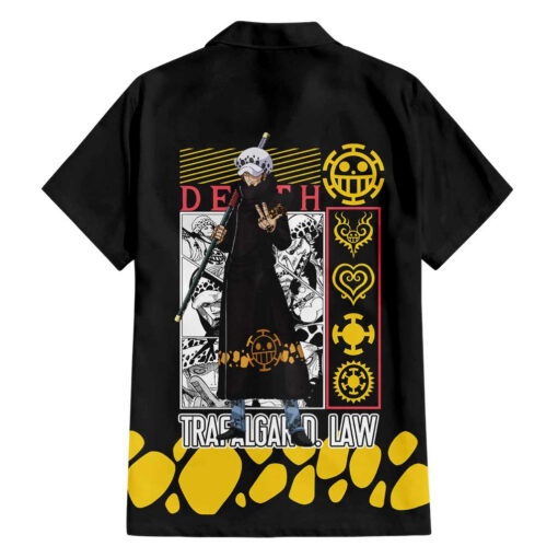 Chemise hawaïenne Trafalgar D. Law One Piece Anime V2 – Image 2
