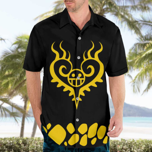 Chemise hawaïenne Trafalgar D. Law One Piece Anime V2 – Image 3