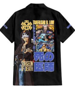 Chemise hawaïenne Trafalgar D. Law One Piece Anime V3