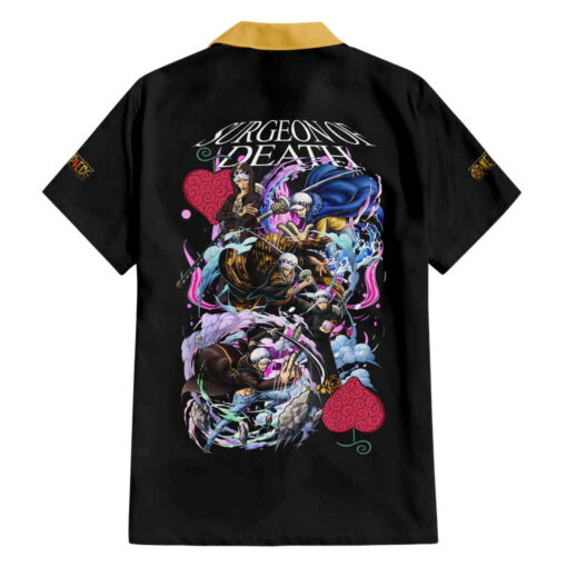 Chemise hawaïenne Trafalgar D. Law One Piece Anime V4