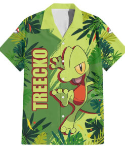 Chemise hawaïenne Treecko Pokémon Anime