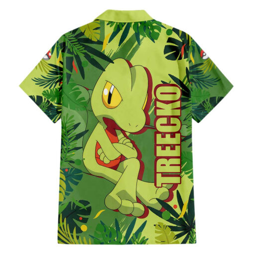 Chemise hawaïenne Treecko Pokémon Anime – Image 2