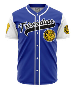 Maillot de baseball Tricératops Bleu Billy Cranston Power Rangers