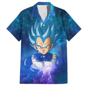 Chemise hawaïenne Vegeta Astral Trippy Dragon Ball Z Anime