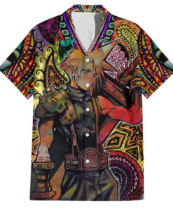 Chemise hawaïenne Trippy Cloud Strife Final Fantasy 7