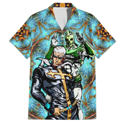 Chemise hawaïenne Trippy Enrico Pucci C-Moon JoJo's Bizarre Adventure