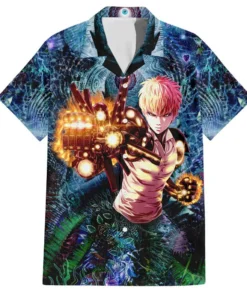 Chemise hawaïenne Trippy Genos One Punch Man