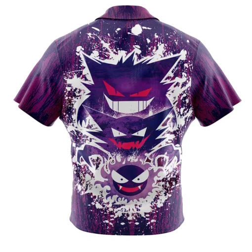 Chemise hawaïenne Trippy Évolution Fantôme Spectrum Ectoplasma Pokémon – Image 2