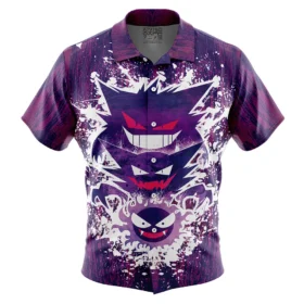 Chemise hawaïenne Trippy Évolution Fantôme Spectrum Ectoplasma Pokémon