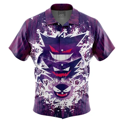Chemise hawaïenne Trippy Évolution Fantôme Spectrum Ectoplasma Pokémon
