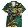 Chemise hawaïenne Trippy Green White Power Rangers