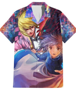 Chemise hawaïenne Trippy Howl's Moving Castle Studio Ghibli