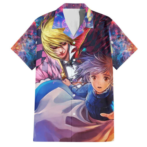 Chemise hawaïenne Trippy Howl's Moving Castle Studio Ghibli