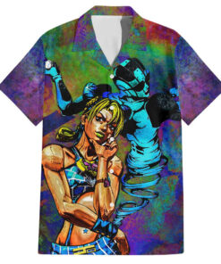 Chemise hawaïenne Trippy Jolyne Cujoh Stone Ocean JoJo's Bizarre Adventure