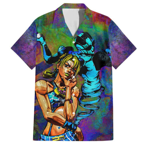 Chemise hawaïenne Trippy Jolyne Cujoh Stone Ocean JoJo's Bizarre Adventure