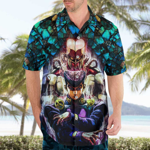 Chemise hawaïenne Trippy Josuke Shining Diamond JoJo's Bizarre Adventure – Image 3
