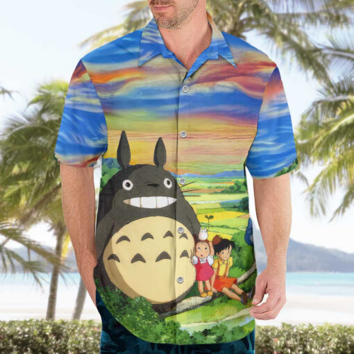 Chemise hawaïenne Trippy My Neighbor Totoro Studio Ghibli – Image 3