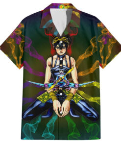 Chemise hawaïenne Trippy Narancia Lil Bomber JoJo's Bizarre Adventure