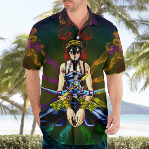Chemise hawaïenne Trippy Narancia Lil Bomber JoJo's Bizarre Adventure – Image 3