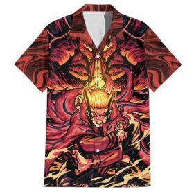 Chemise hawaïenne Trippy Naruto Baryon Mode Boruto