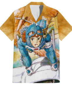 Chemise hawaïenne Trippy Nausicaä of the Valley of the Wind Studio Ghibli