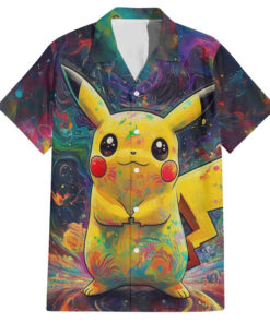 Chemise hawaïenne Trippy Pikachu Pokémon