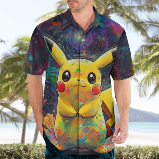 Chemise hawaïenne Trippy Pikachu Pokémon – Image 3