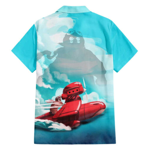 Chemise hawaïenne Trippy Porco Rosso Studio Ghibli – Image 2