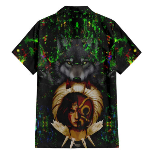 Chemise hawaïenne Trippy Princess Mononoke Studio Ghibli – Image 2