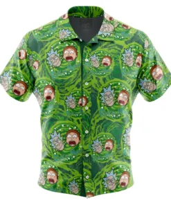 Chemise hawaïenne Rick and Morty Trippy Cosmic Rick