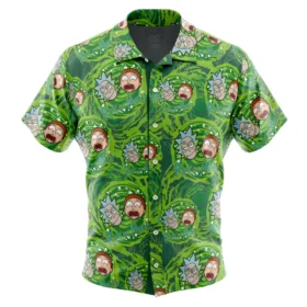 Chemise hawaïenne Rick and Morty Trippy Cosmic Rick