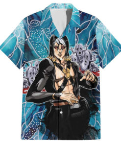 Chemise hawaïenne Trippy Risotto Nero Metallic JoJo's Bizarre Adventure
