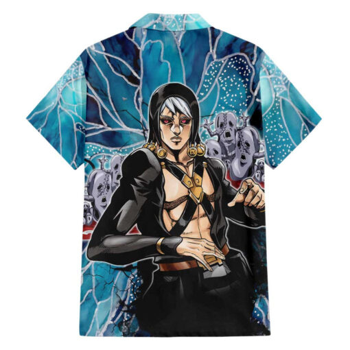Chemise hawaïenne Trippy Risotto Nero Metallic JoJo's Bizarre Adventure – Image 2