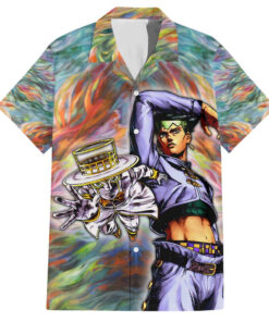 Chemise hawaïenne Trippy Rohan Kishibe Heavens Door JoJo's Bizarre Adventure