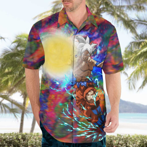 Chemise hawaïenne Trippy Ultra Instinct Goku Dragon Ball Z – Image 3