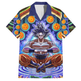 Chemise hawaïenne Trippy Ultra Instinct Goku Dragon Ball Z