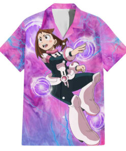 Chemise hawaïenne Trippy Uraraka Ochako My Hero Academia