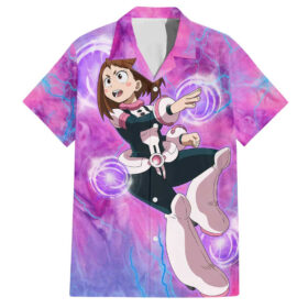 Chemise hawaïenne Trippy Uraraka Ochako My Hero Academia