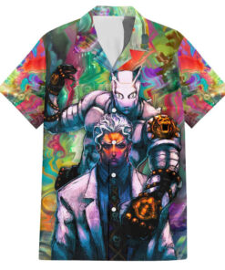 Chemise hawaïenne Trippy Yoshikage Kira Deadly Queen JoJo's Bizarre Adventure