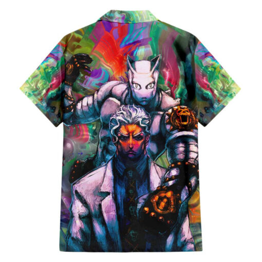 Chemise hawaïenne Trippy Yoshikage Kira Deadly Queen JoJo's Bizarre Adventure – Image 2