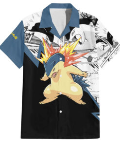 Chemise hawaïenne Typhlosion Mix Manga Pokémon