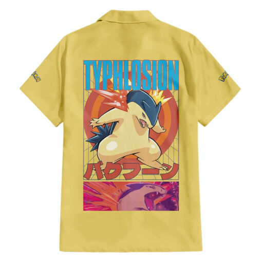 Chemise hawaïenne Typhlosion Pokémon Streetwear – Image 2