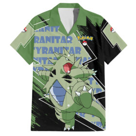 Chemise hawaïenne Tyranitar Motif