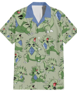 Chemise hawaïenne Tyranitar Style Motif