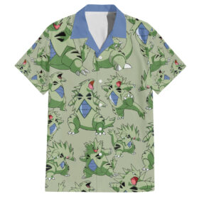 Chemise hawaïenne Tyranitar Style Motif