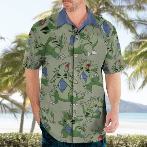 Chemise hawaïenne Tyranitar Style Motif – Image 3