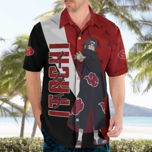 Chemise hawaïenne Uchiha Itachi Naruto – Image 3